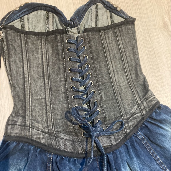 Guess Denim Dress Small - Picture 3 of 5